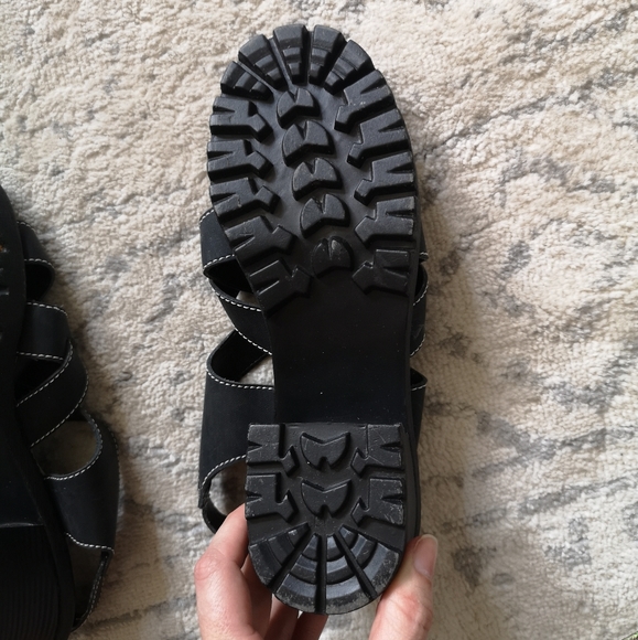 Vintage, 90's chunky heeled sandals - Picture 4 of 4